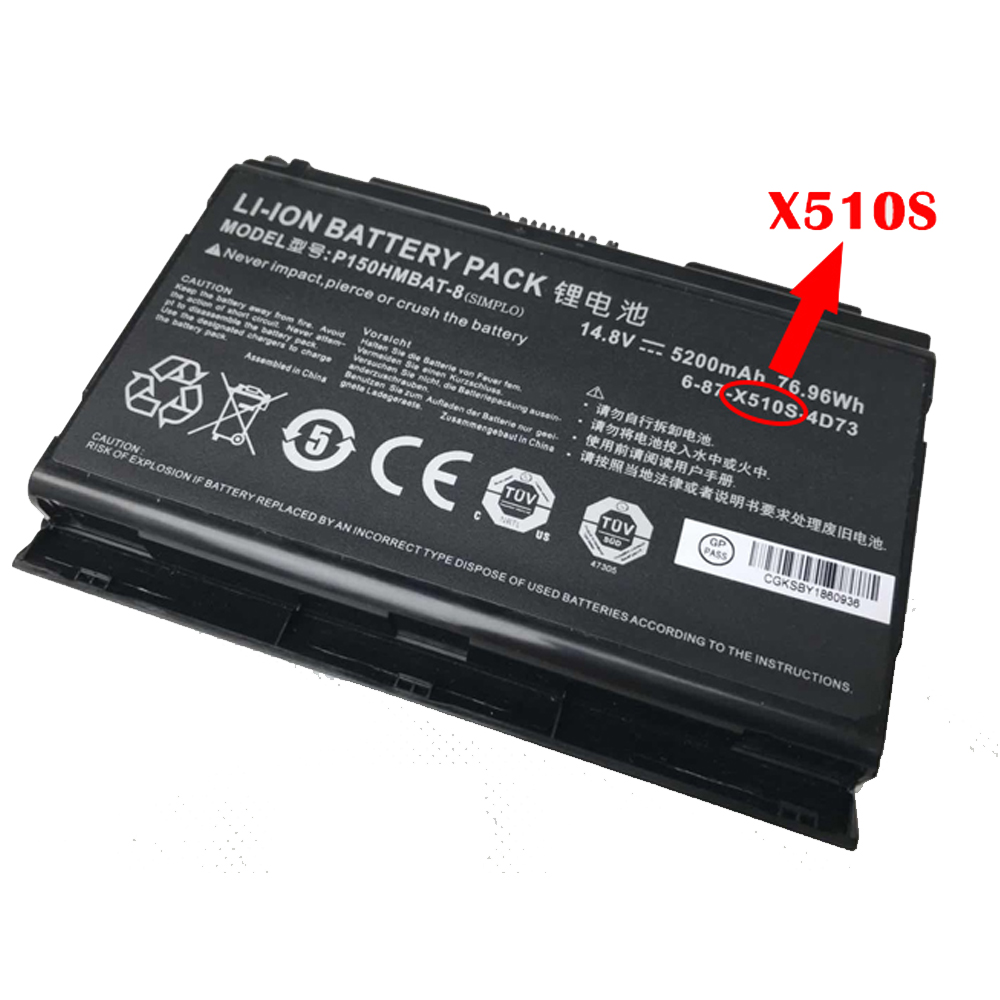 Batería para 6-87-x510s-4d73